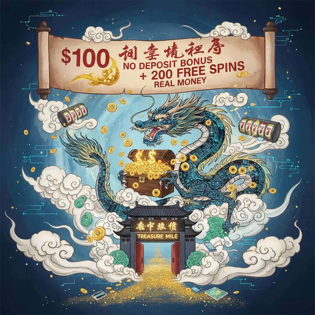 $100 no deposit bonus 200 free spins real money - Treasure
